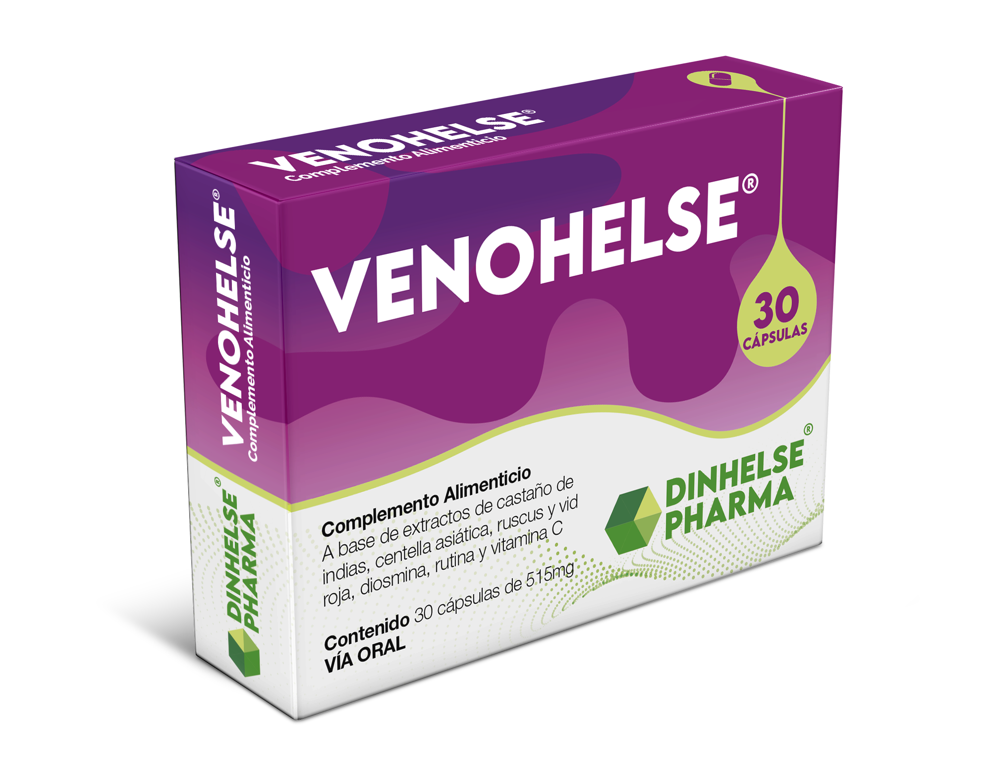 Caja de VENOHELSE, 30 cápsulas